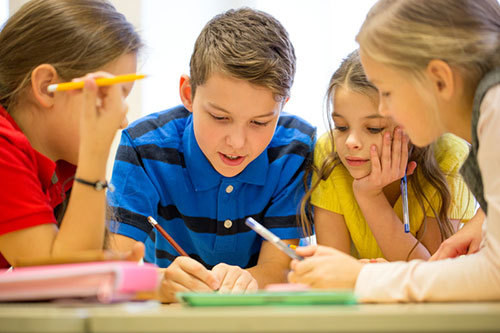 Children Writing